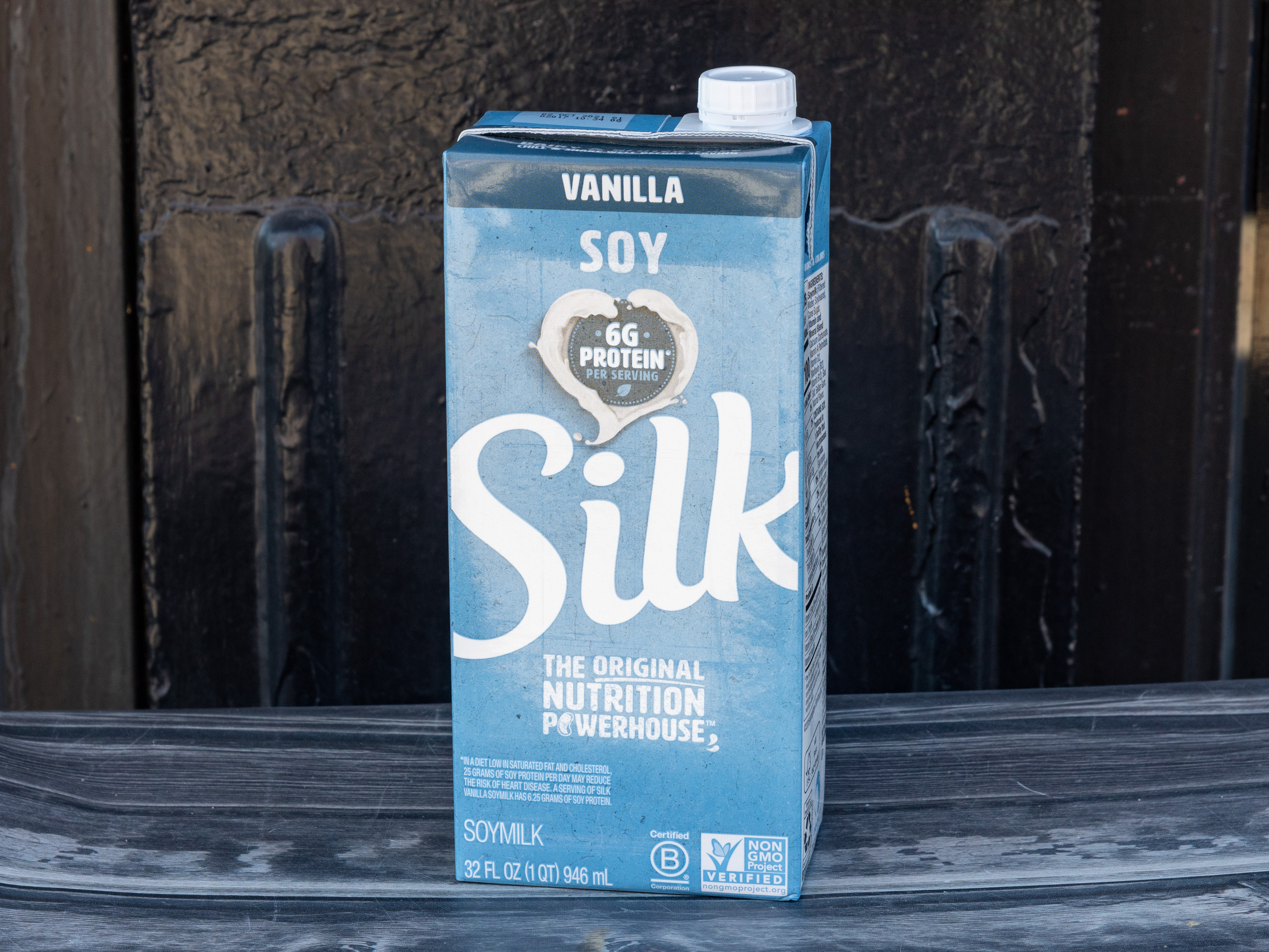Order Silk Vanilla Soy Milk - One Quart  food online from Grocery Shopping Center store, Brooklyn on bringmethat.com
