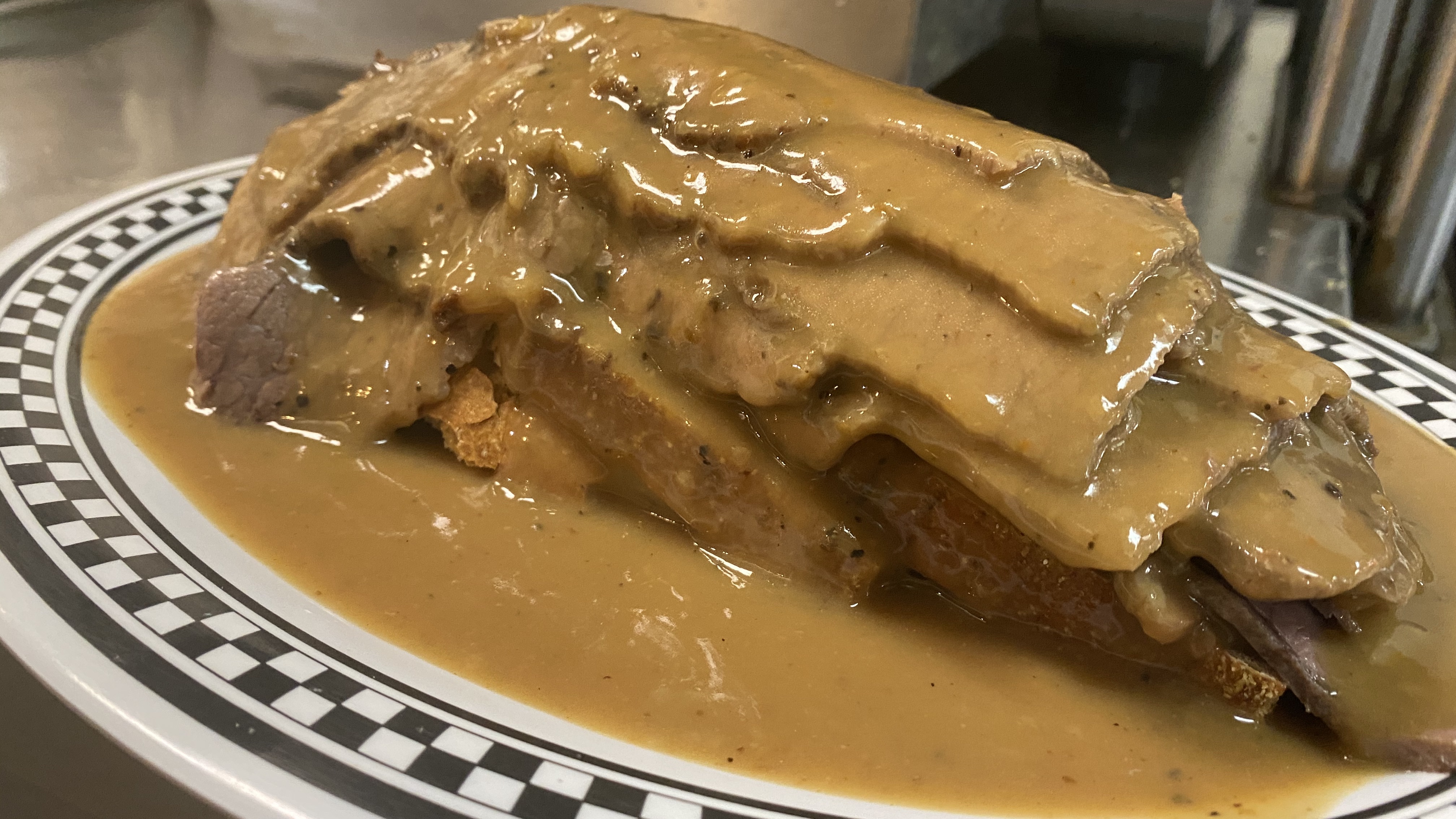 Order Hot Brisket Platter food online from The Kibitz Room store, Cherry Hill on bringmethat.com