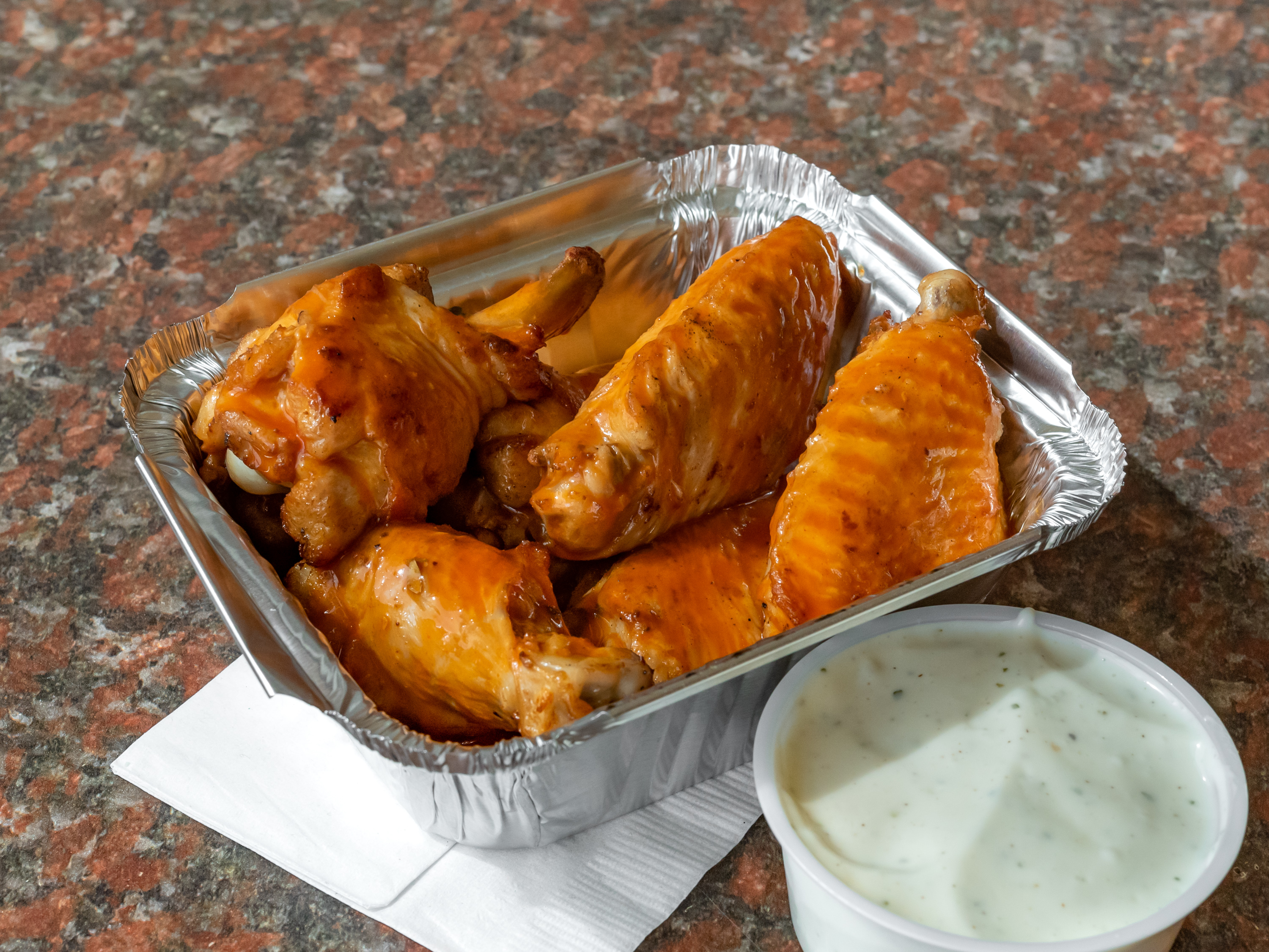 Order Wings food online from Abo's Pizza store, Denver on bringmethat.com