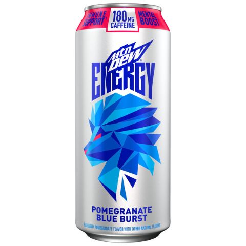 Order MTN DEW ENERGY Pomegranate Blue Burst 16oz food online from 7-Eleven store, Wakefield on bringmethat.com