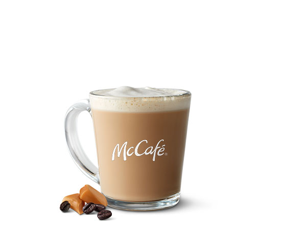 Order Caramel Latte food online from McDonald's store, Saint Paul on bringmethat.com