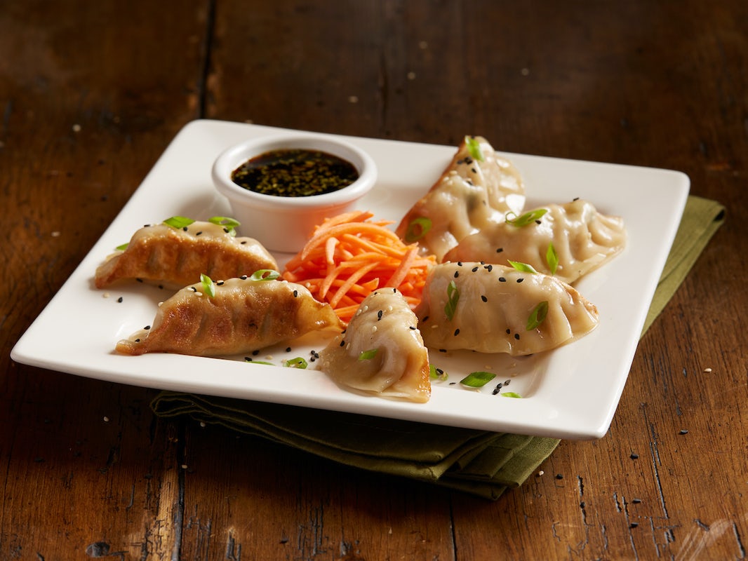 Order Chicken Pot Stickers food online from BJ's Restaurant & Brewhouse store, Waco on bringmethat.com