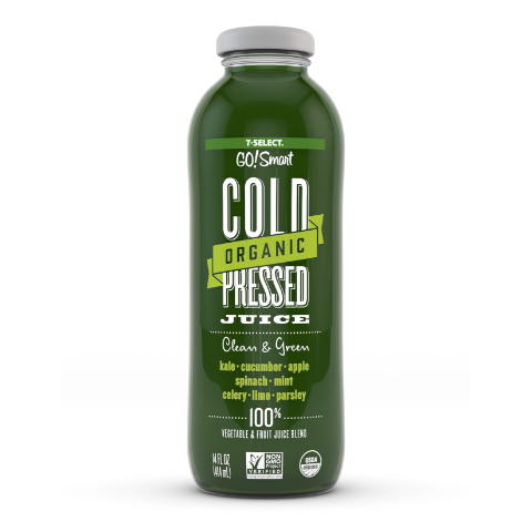 Order 7-Select Organic Cold Pressed Clean and Green 14oz food online from 7-Eleven store, Charlotte on bringmethat.com