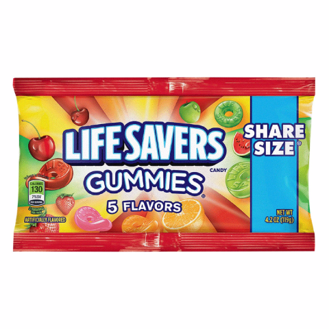 Order LifeSavers Gummies 5 Flavors King Size 4.2oz food online from 7-Eleven store, Arlington on bringmethat.com