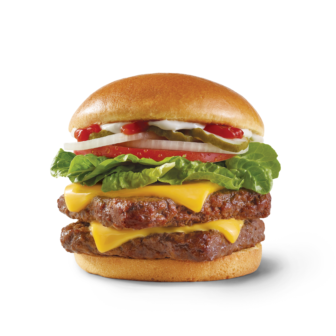 Order Dave's Double® food online from Wendy's store, Youngstown on bringmethat.com