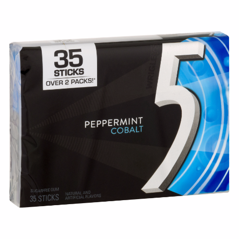 Order 5 Peppermint Cobalt Gum 35 Count food online from 7-Eleven store, Natick on bringmethat.com