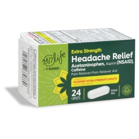 Order 24/7 Life ES Headache Relief Caps 24ct food online from 7-Eleven store, Bellflower on bringmethat.com