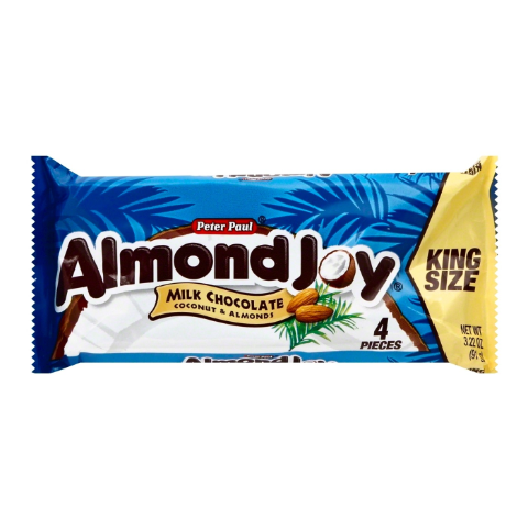 Order Almond Joy King Size 3.22oz food online from 7-Eleven store, Wakefield on bringmethat.com