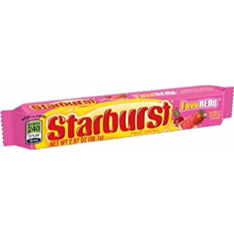 Order Starburst Fave Reds 2.07oz food online from 7-Eleven store, Lynchburg on bringmethat.com