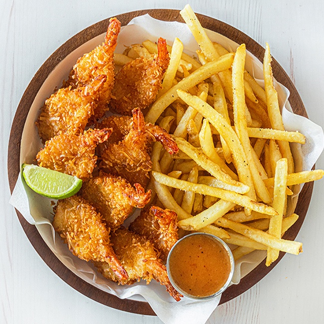 Order Coconut Shrimp food online from Hurricane Grill & Wings store, Syosset on bringmethat.com