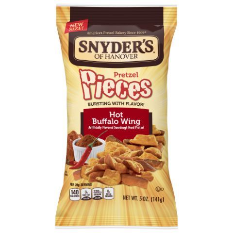 Order Snyder's Pretzel Pieces Hot Buffalo Wing 5oz food online from 7-Eleven store, Willis on bringmethat.com