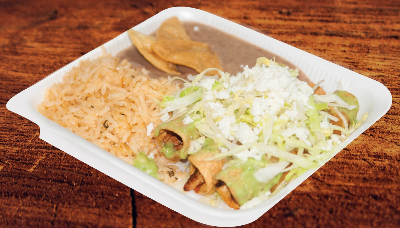 Order Chichen Taquitos Combo food online from Pacheco Tacos store, Los Angeles on bringmethat.com