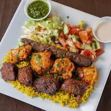 Order Mixed Grill Platter food online from Falafel on Broadway store, New York on bringmethat.com