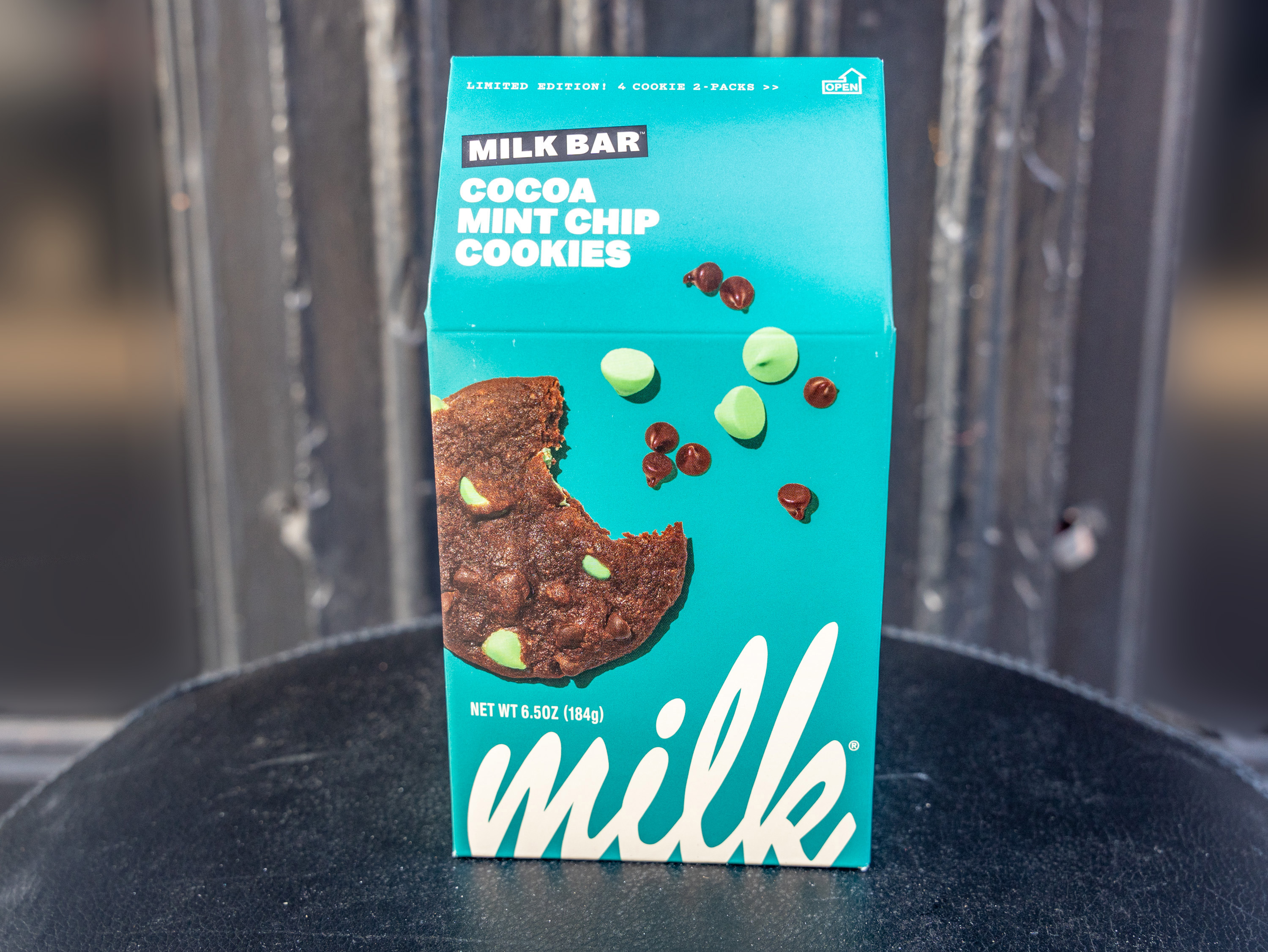 Order Milk Bar Cocoa mint Chip  cookies - 6.05oz food online from Grocery Shopping Center store, Brooklyn on bringmethat.com