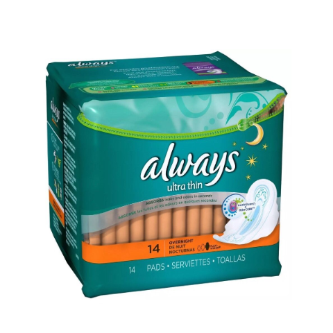 Order Always Thin Ultra Overnight 14 Count food online from 7-Eleven store, Wakefield on bringmethat.com
