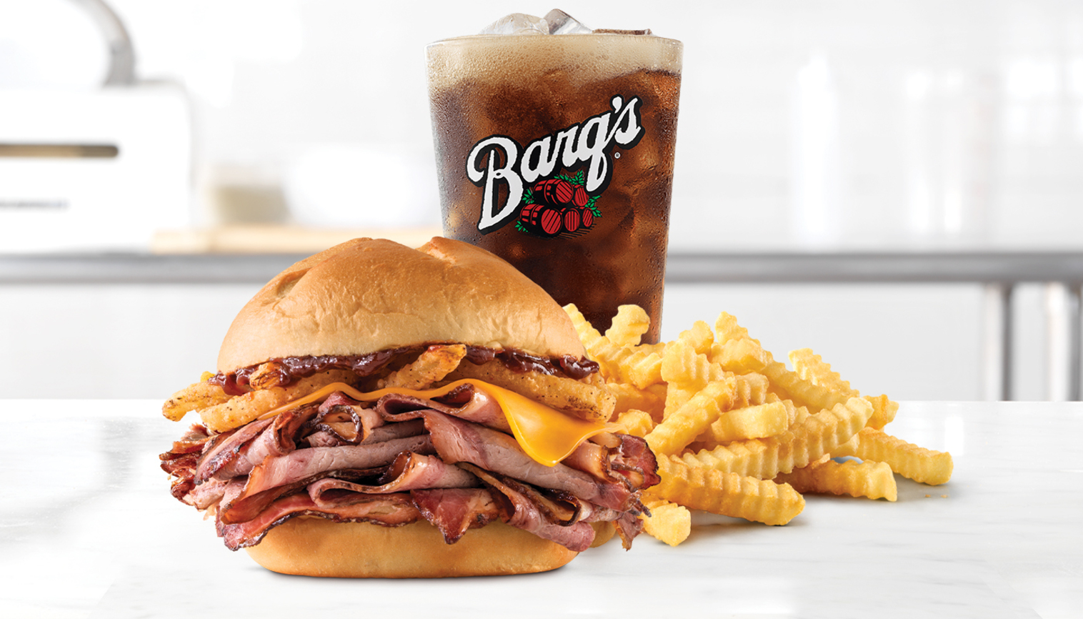 Order Smokehouse Brisket Sandwich food online from Arby's store, New Bern on bringmethat.com