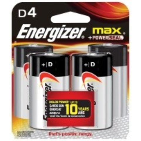 Order Energizer Max D 4 Pack food online from 7-Eleven store, Aurora on bringmethat.com