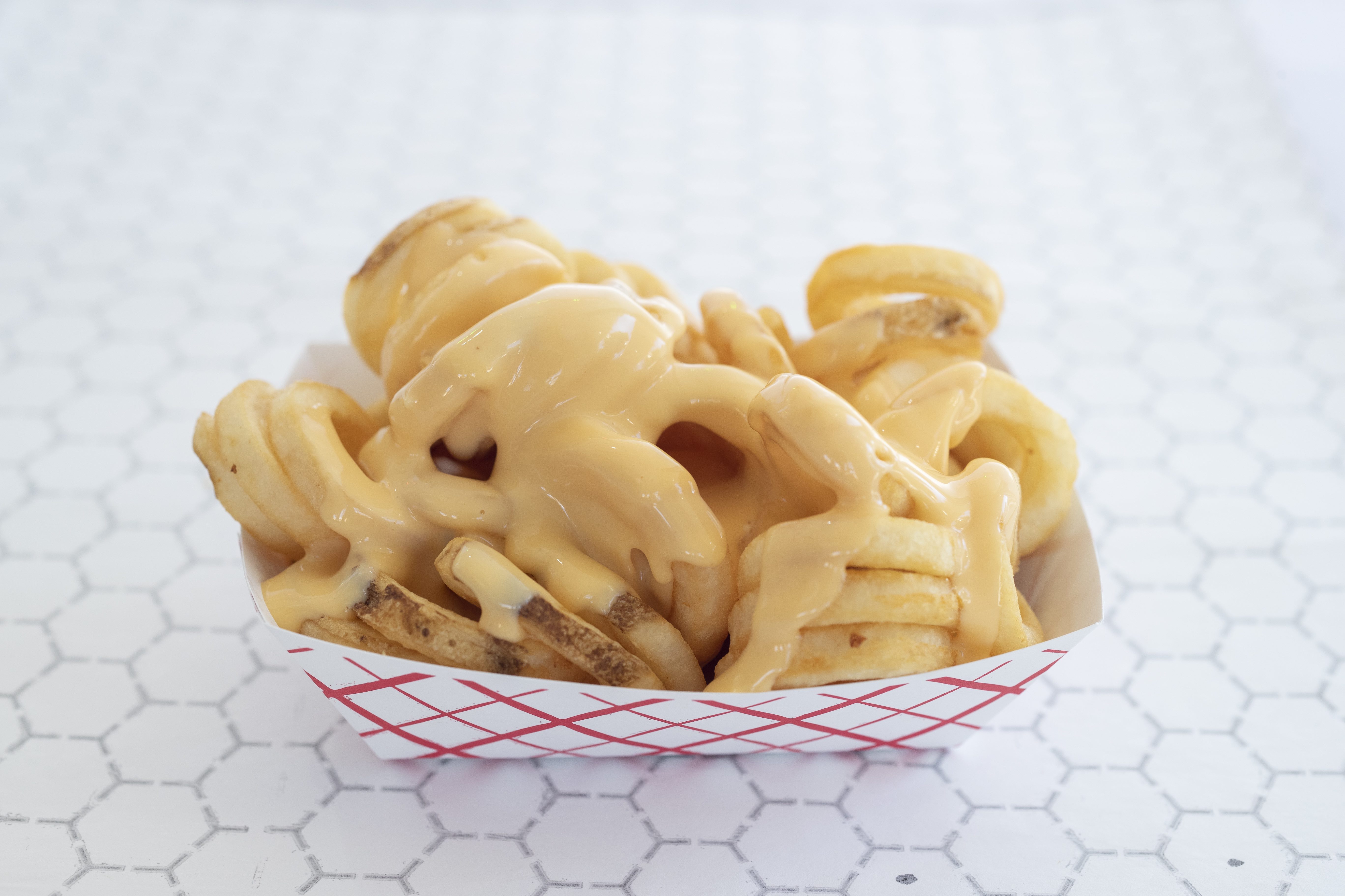 Order Cheese fries food online from Top Round store, Dallas on bringmethat.com
