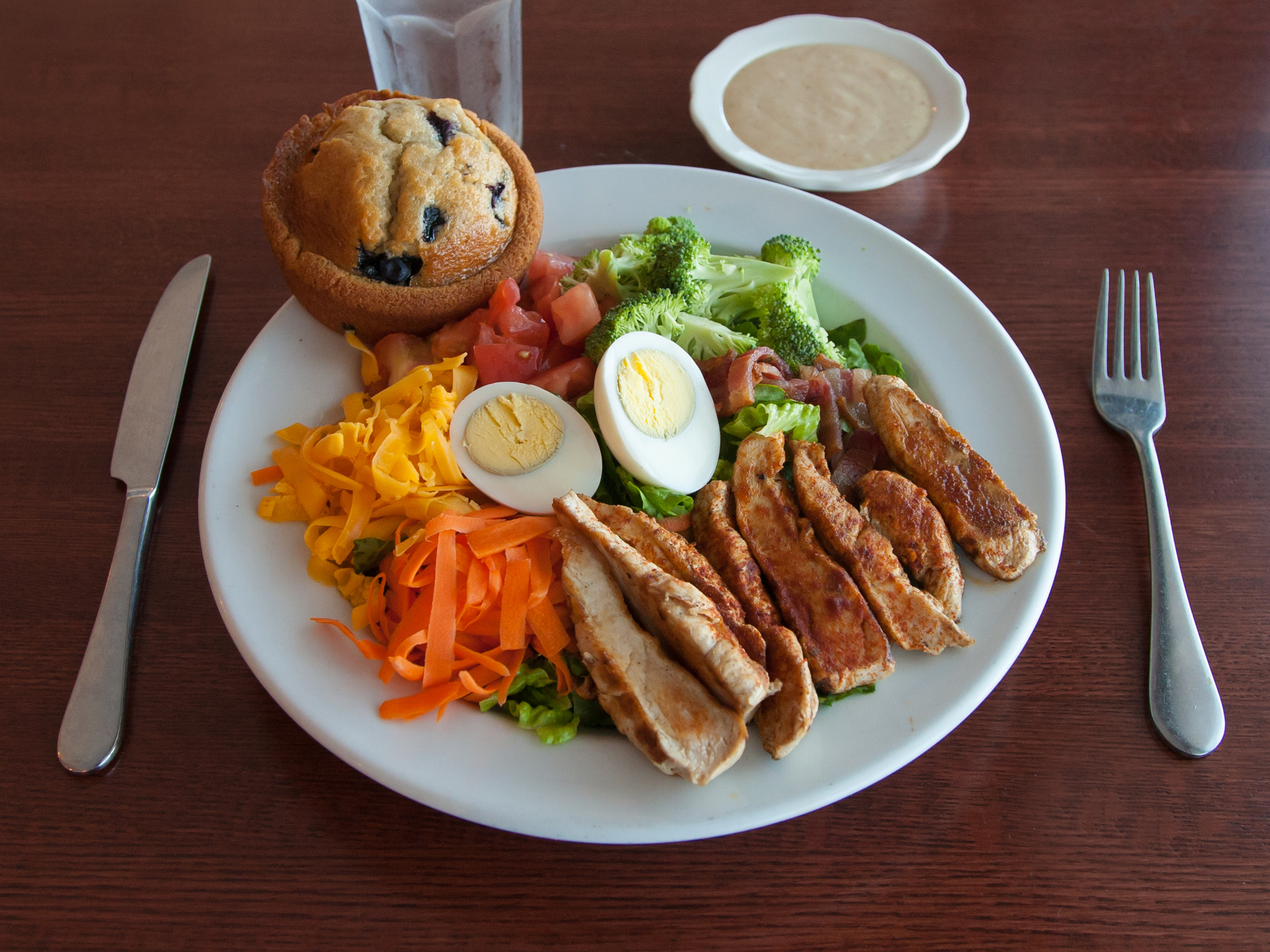 Order Famous Sunshine Cobb Salad Lunch  food online from Richard Walker's store, Schaumburg on bringmethat.com