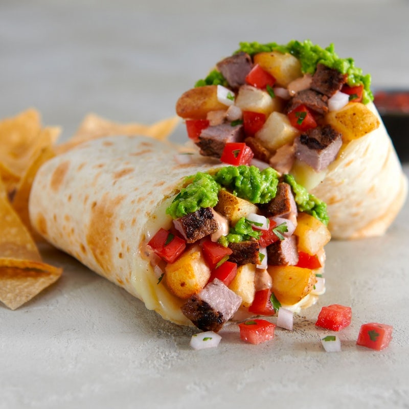 Order California Burrito with Grilled, USDA-Choice Steak food online from Rubio store, La Verne on bringmethat.com