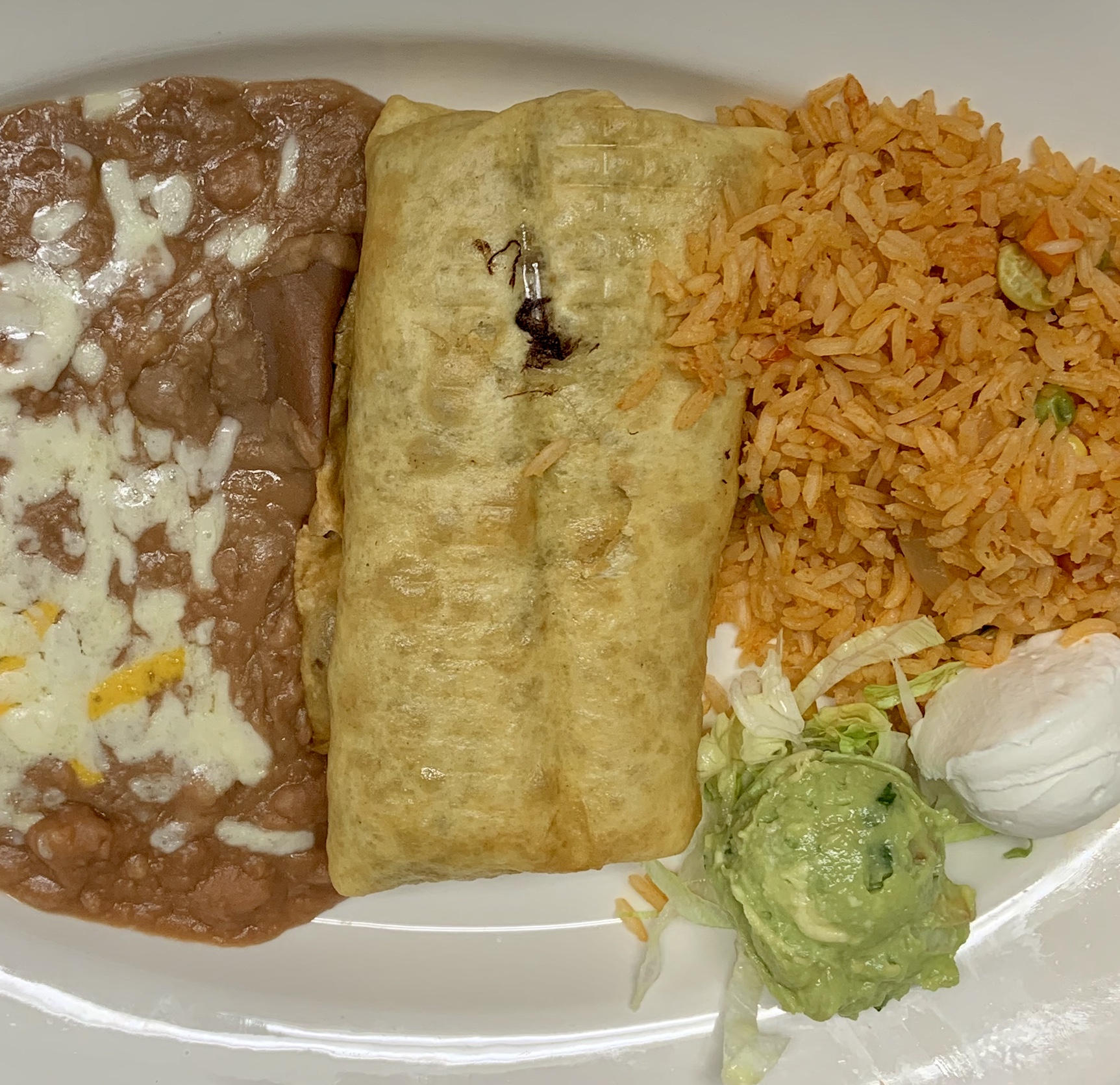 Order Chimichanga Combo food online from Pepe's Mexican Food store, Montrose on bringmethat.com