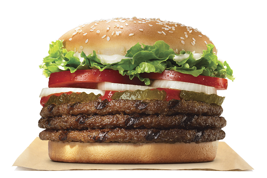 Order Triple WHOPPER® food online from Burger King store, Jupiter on bringmethat.com