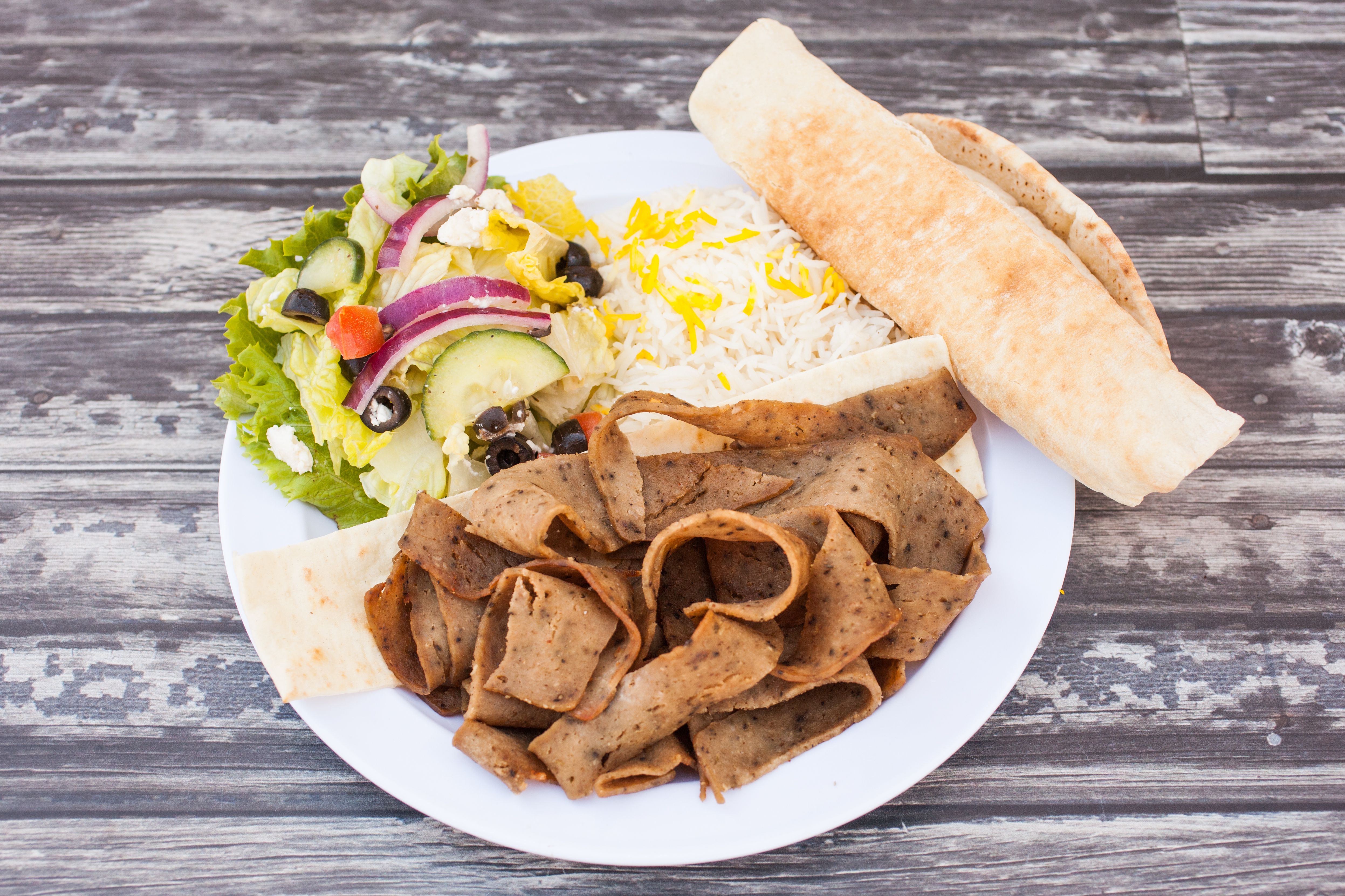 Order Gyro Plate food online from Mitra's Cafe store, Murrieta on bringmethat.com