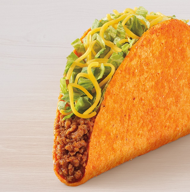 Order Nacho Cheese Doritos® Locos Tacos food online from Taco Bell store, Proctorville on bringmethat.com