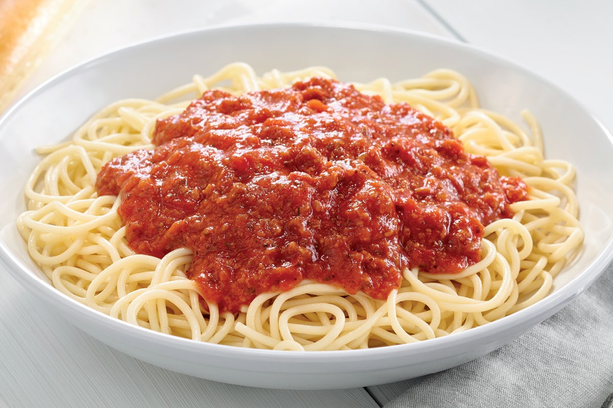 Order Spaghetti with Meat Sauce food online from Fazoli store, Atlanta on bringmethat.com
