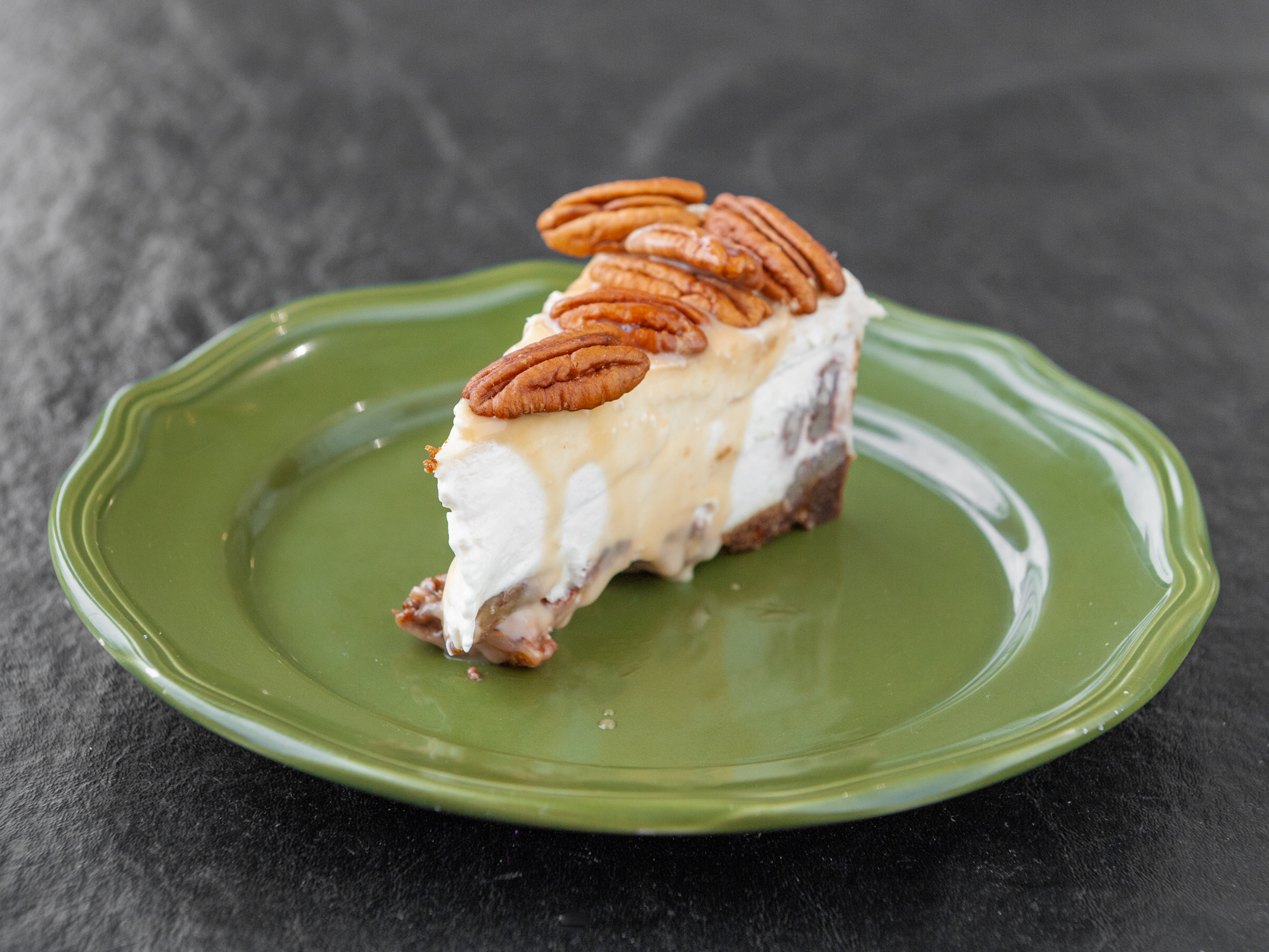 Order Gluten Free Vegan Cheese Cake Slices food online from Nite Bites Bakery store, Wichita on bringmethat.com