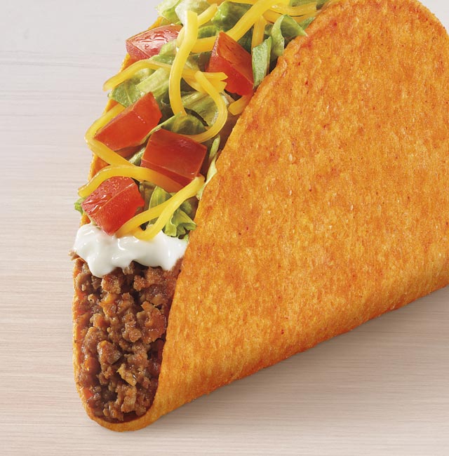 Order Nacho Cheese Doritos® Locos Tacos Supreme® food online from Taco Bell store, Proctorville on bringmethat.com