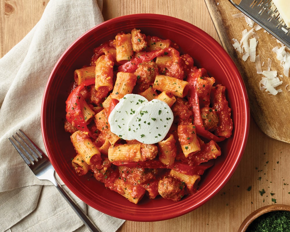 Order Rigatoni Campagnolo food online from Carrabba's Italian Grill store, Murrells Inlet on bringmethat.com