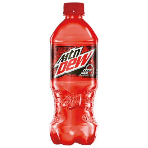 Order Mountain Dew Code Red 20oz food online from 7-Eleven store, Natick on bringmethat.com