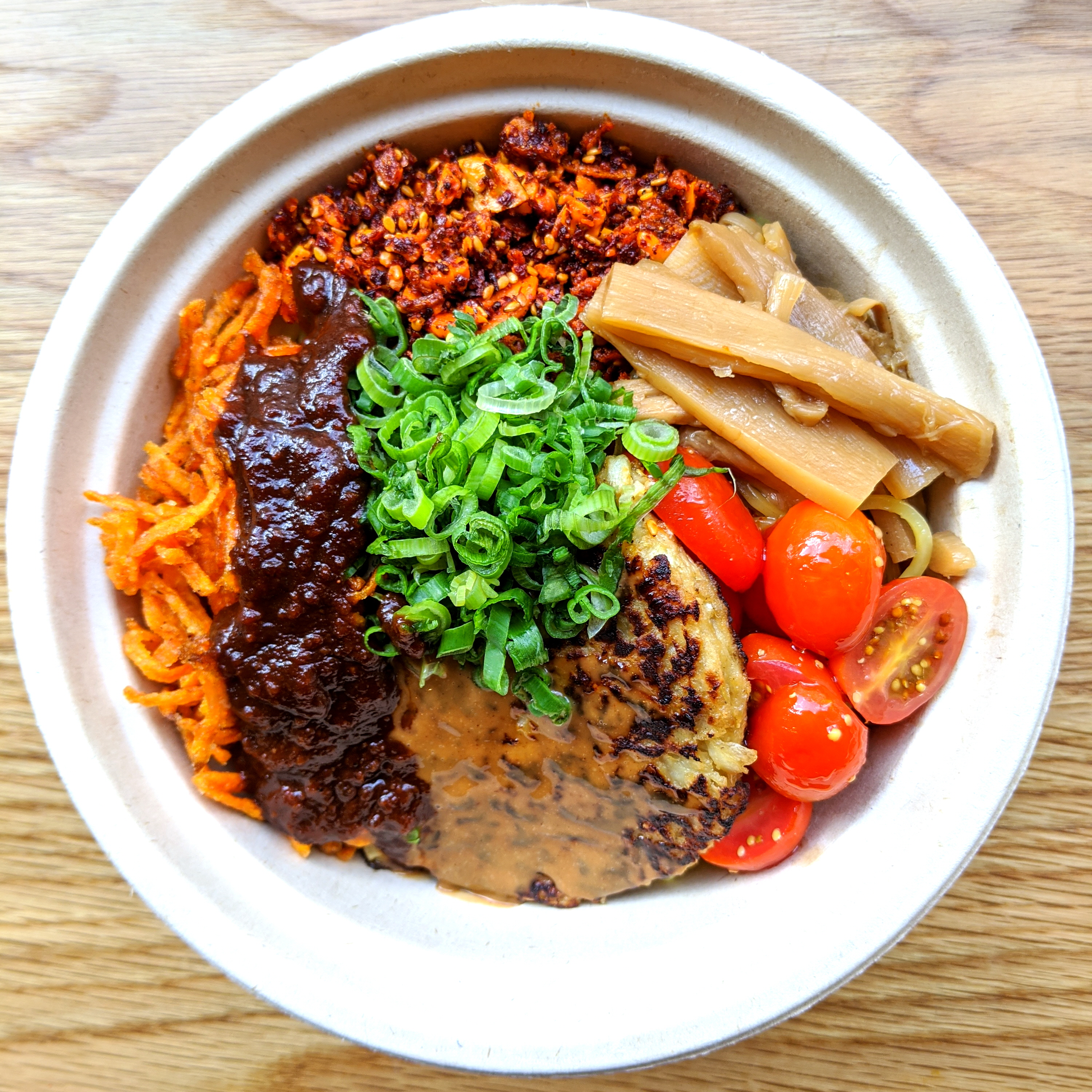 Order Tsukune Chicken Bowl food online from Mazete store, New York on bringmethat.com