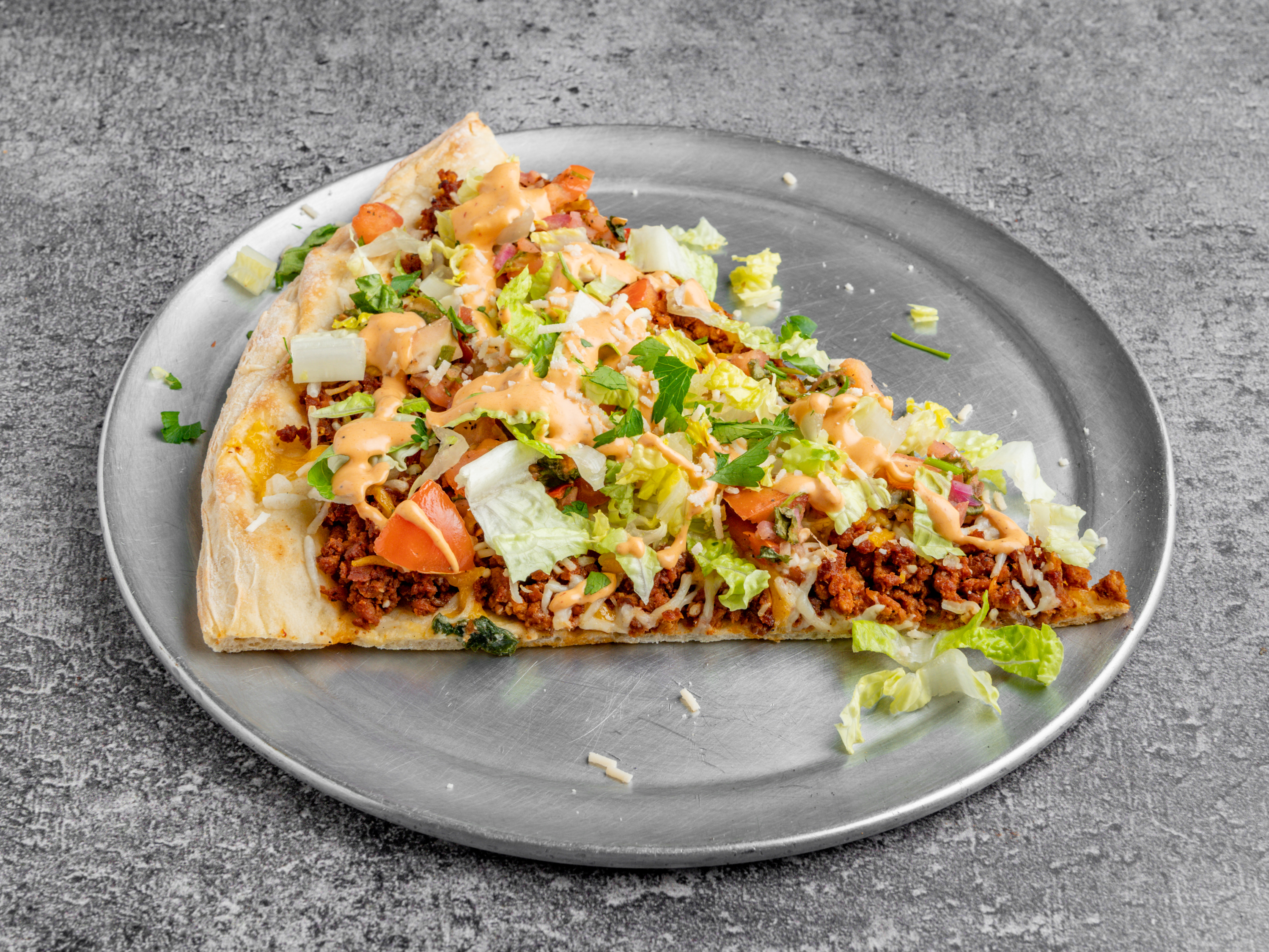 Order The Vegan Taco Pizza food online from 3 Brothers of RVC store, Rockville Centre on bringmethat.com