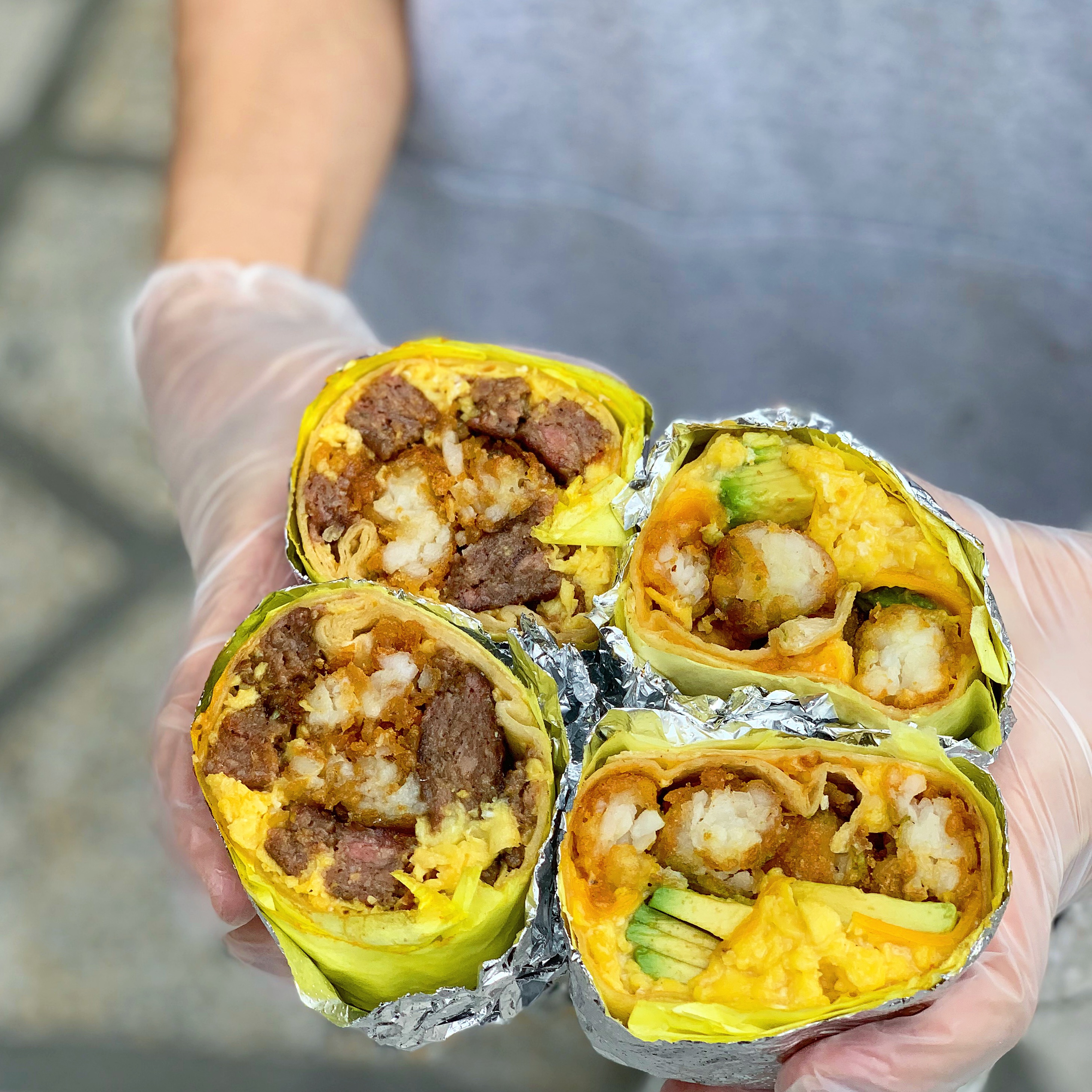 Order Gochuracha Royal Burrito [Spicy] food online from Egg Tuck store, Los Angeles on bringmethat.com