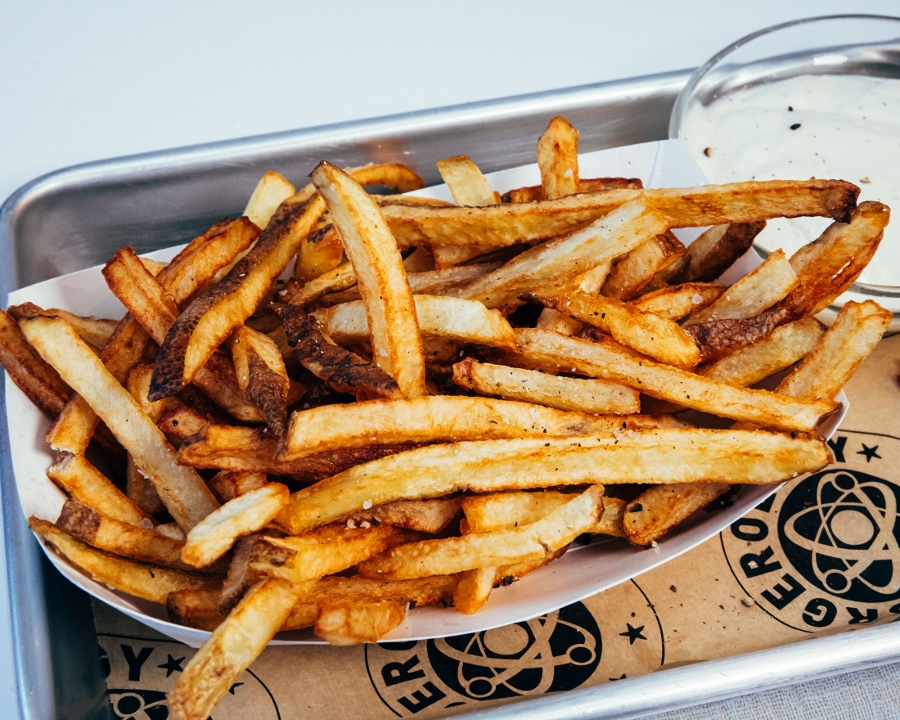 Order House cut Fries food online from Burgerology Express store, Syosset on bringmethat.com