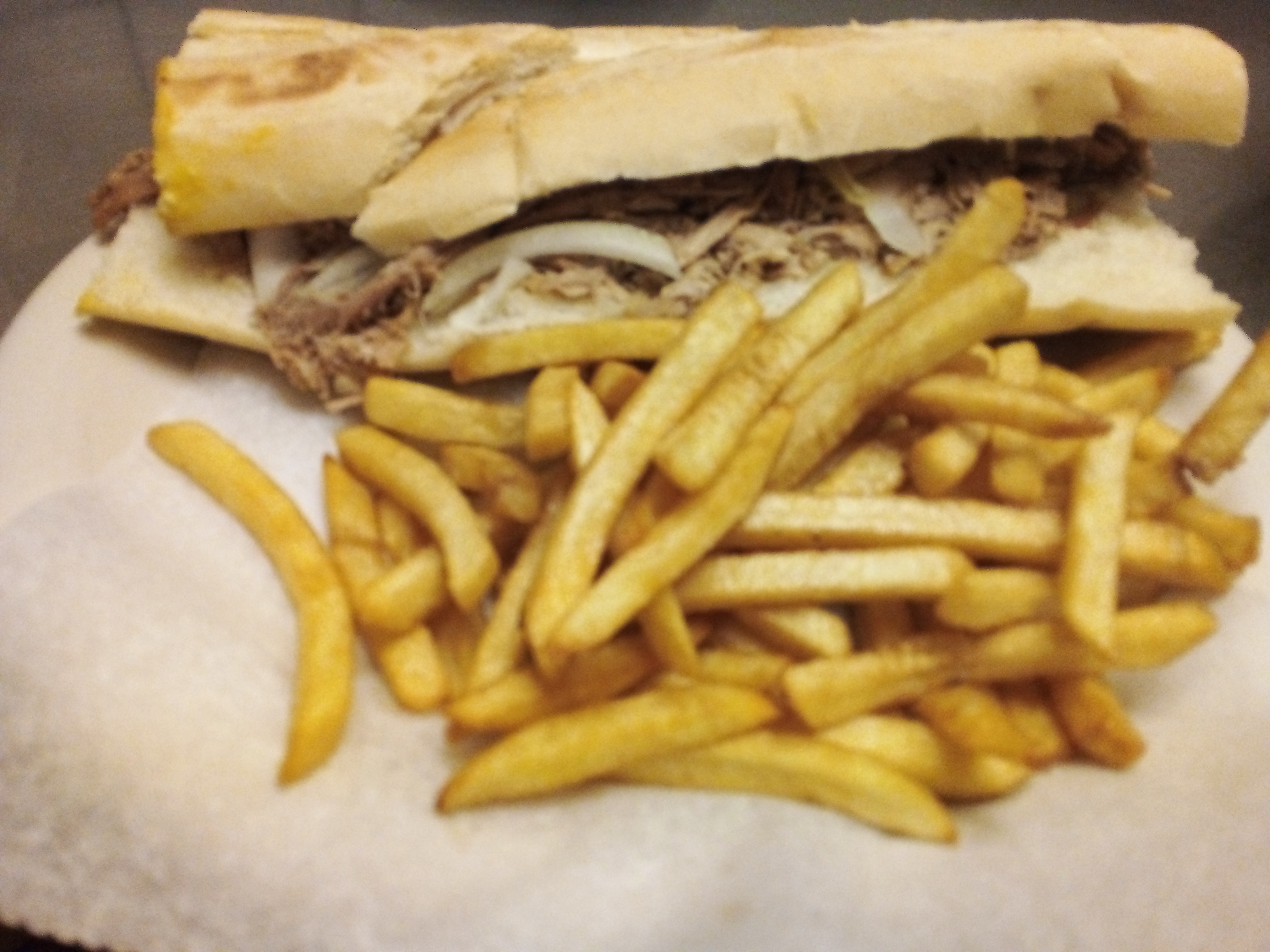 Order Puerco Asado Sandwich food online from La Teresita Restaurant store, Pinellas Park on bringmethat.com