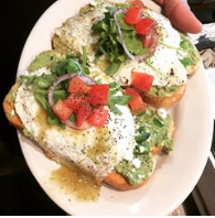 Order Avocado Egg Toast Deluxe food online from Street Level Cafe store, Los Angeles on bringmethat.com