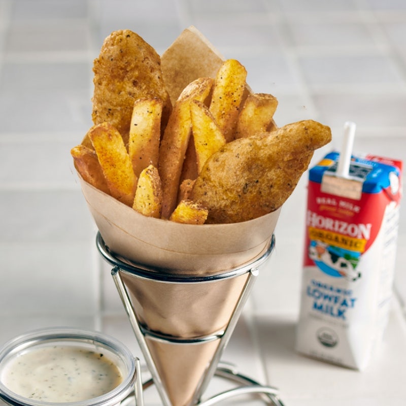Order Kid’s Dippers – Hand-Battered Fish & Fries  food online from Rubio store, La Verne on bringmethat.com