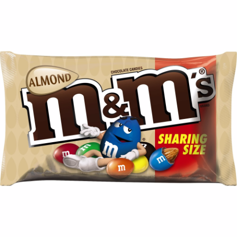 Order M&M Almond Sharing Size 2.83oz food online from 7-Eleven store, Lynchburg on bringmethat.com