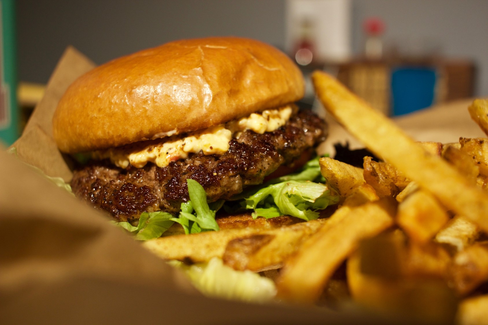 Order Pub Cheeseburger food online from Pub By Novo store, Bowling Green on bringmethat.com