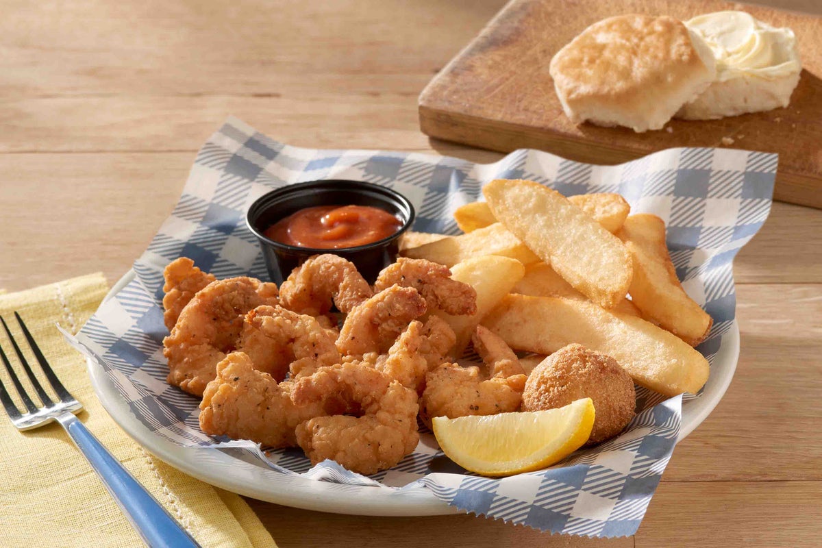Order Crispy Rockin' Shrimp food online from Cracker Barrel store, Rochester on bringmethat.com