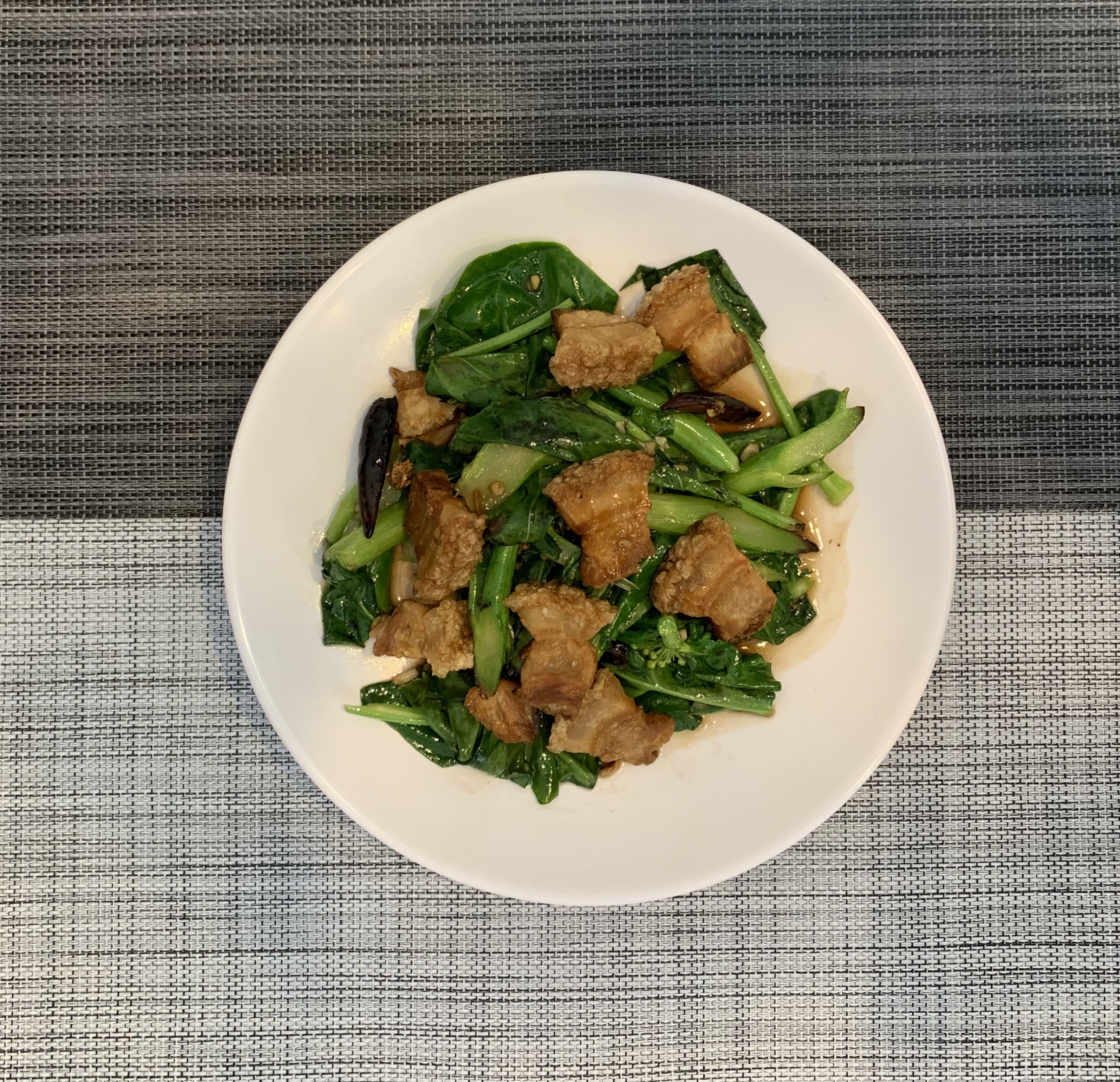 Order Chinese Broccoli with Oyster Sauce food online from R Haan Thai store, Los Angeles on bringmethat.com
