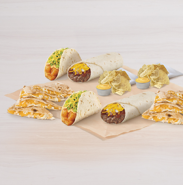 Order Veggie Meal for 2 food online from Taco Bell store, Cibolo on bringmethat.com