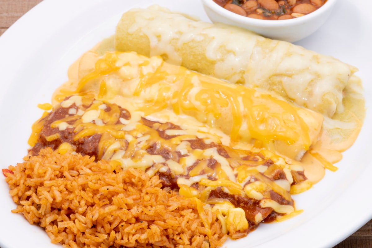 Order Combination Enchiladas food online from Uncle Julio's store, Brentwood on bringmethat.com