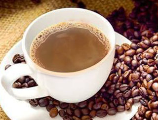 Coffee from India Garden Restaurant