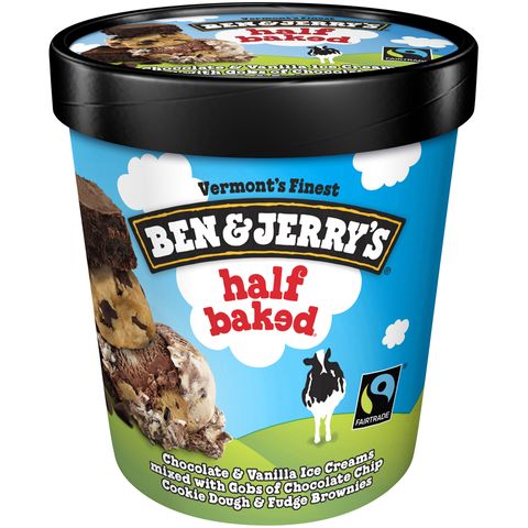 Order Ben & Jerry's Half Baked Pint food online from Circle K And Liquors store, Fontana on bringmethat.com