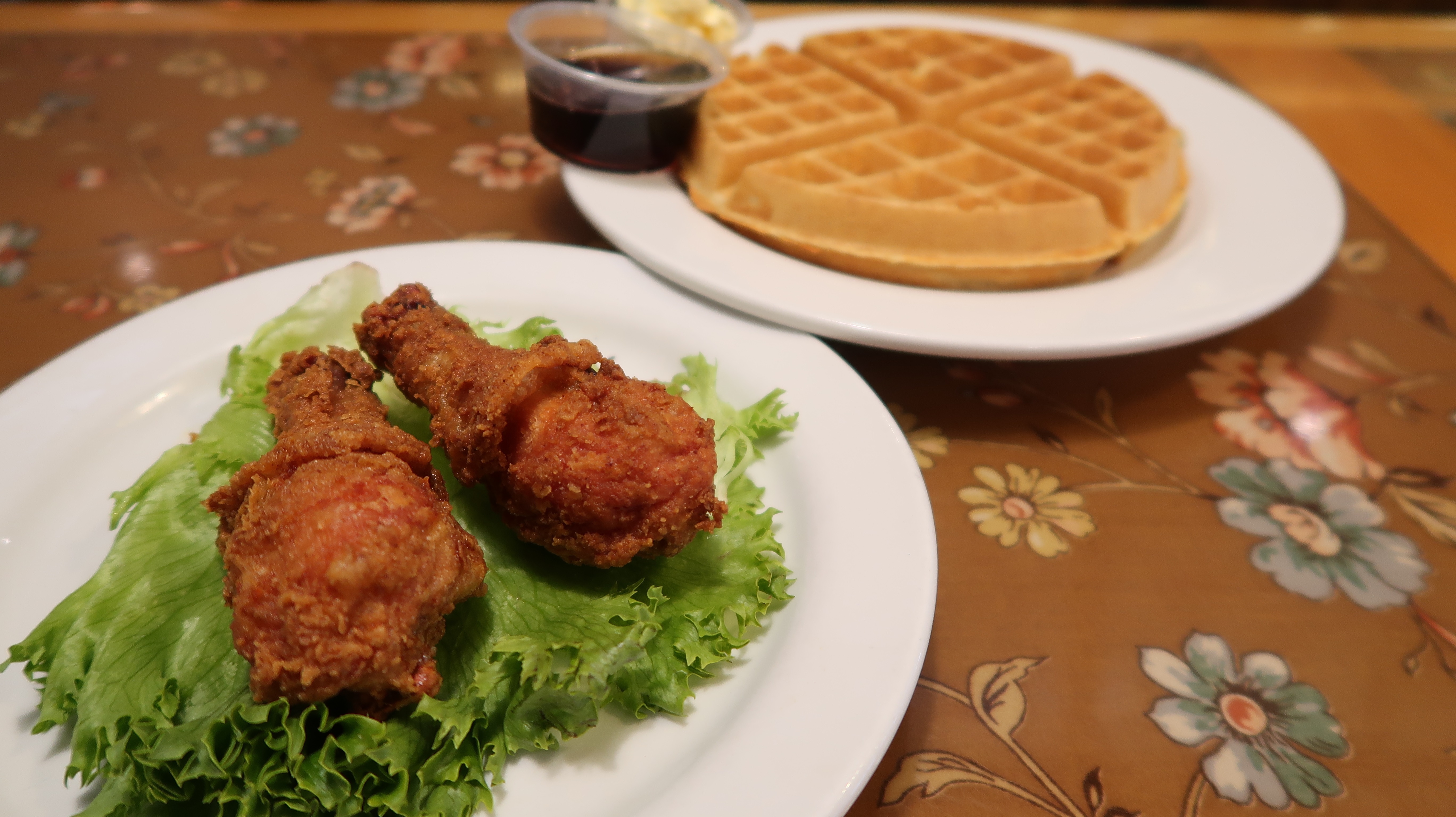Order Waffle and 2 Legs food online from Kountry Folks Homestyle Restaurant store, Riverside on bringmethat.com