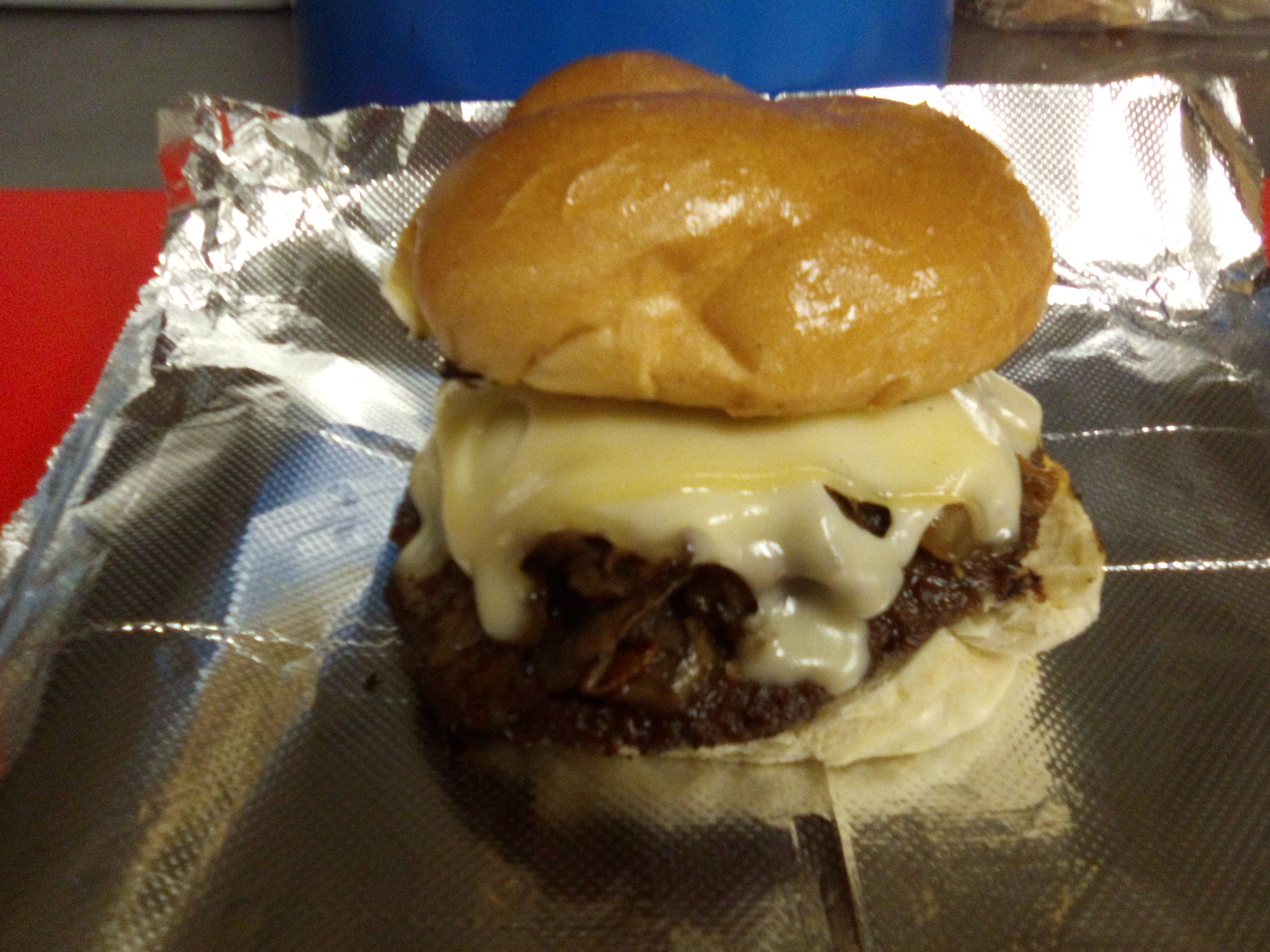 Order Swiss Mushroom Burger food online from The Grilled Cheese Factory store, Rochester on bringmethat.com